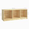 vidaXL TV-Schrank 104x33x41 cm Massivholz Kiefer