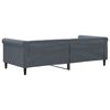vidaXL Tagesbett Dunkelgrau 90x200 cm Samt