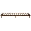 vidaXL Bettgestell ohne Matratze R&auml;uchereiche 90x200 cm Holzwerkstoff