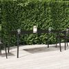 vidaXL Gartentisch Anthrazit 165x80x71 cm Stahl