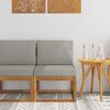 vidaXL Outdoor Mittelsofa Massivholz Akazie