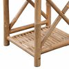 vidaXL Standregal mit 5 B&ouml;den Quadratisch Bambus