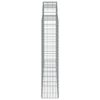 vidaXL Gabionen mit Hochbogen 12Stk. 200x30x140/160cm Verzinktes Eisen