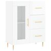 vidaXL Sideboard Hochglanz-Wei&szlig; 69,5x34x90 cm Holzwerkstoff