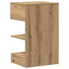 vidaXL Nachttisch Artisan-Eiche 40x35x65 cm Holzwerkstoff