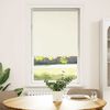 vidaXL Verdunkelungsrollo Cremewei&szlig; 65x130cm Stoffbreite 60,7 cm