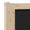 vidaXL Gepolstertes Kopfteil Braun 75 cm Massives Kiefernholz