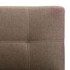 vidaXL 2-Sitzer-Sofa Braun Stoff