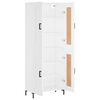 vidaXL Highboard Wei&szlig; 69,5x34x180 cm Holzwerkstoff