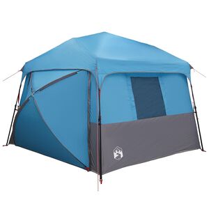 vidaXL Sofort Zelt mit Speicher ALTA Blau 458 x 458 x 230 cm Stahl