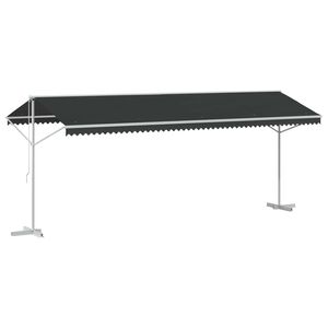 vidaXL Freistehende Markise Anthrazit 6 x 3 m Polyester