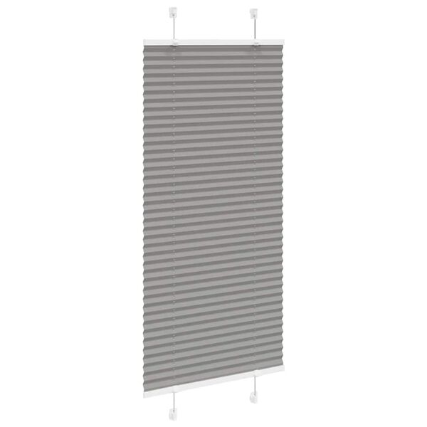 vidaXL Plissee Anthrazit 60x150 cm Stoffbreite 59,4 cm Polyester