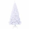 vidaXL K&uuml;nstlicher Weihnachtsbaum Wei&szlig; 240 cm PVC und Stahl