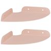 vidaXL Eckregal zum Schweben Eckhalterung 2 Stk. Rosa 15 x 15 x 2 cm
