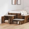 vidaXL Aufbewahrungsschrank 2 pcs Ger&auml;ucherte Eiche 118 x 41 x 40 cm