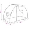 vidaXL Gew&auml;chshaus 4,5 m&sup2; 300x150x200 cm
