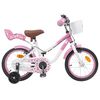 vidaXL Kinderfahrrad Mit St&uuml;tzr&auml;dern 12 Zoll f&uuml;r 2-4 Jahre alt