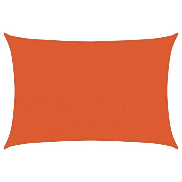 vidaXL Sonnensegel 160 g/m&sup2; Rechteckig Orange 5x7 m HDPE