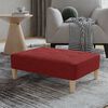 vidaXL Fu&szlig;hocker Weinrot 78x56x32 cm Stoff