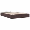 vidaXL Ottoman-Bett ohne Matratze Dunkelbraun 140x200 cm Stoff