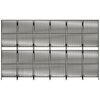 vidaXL Paravent 6-tlg. Grau Poly Rattan