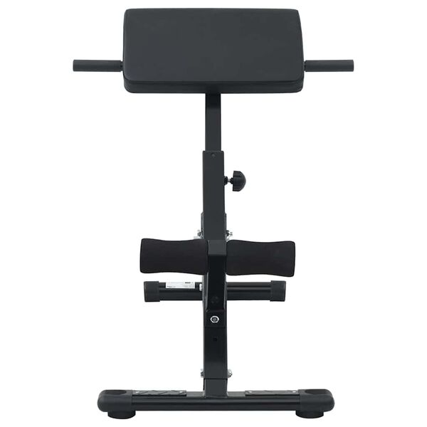 vidaXL Hyperextensionsbank Schwarz 100,5 x 70 x 78 cm