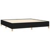 vidaXL Bettgestell ohne Matratze Schwarz 200x200 cm Stoff