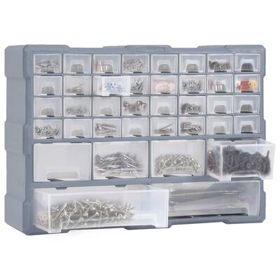 vidaXL Multi-Schubladen-Organizer mit 38 Schubladen 52x16x37,5 cm