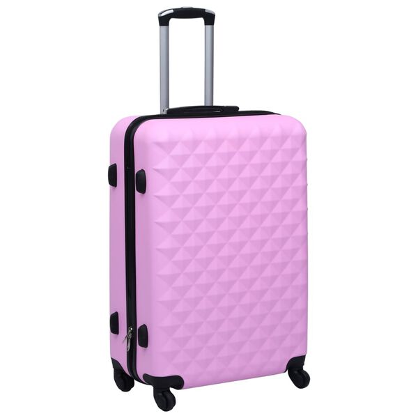 vidaXL Hartschalen-Trolley-Set 2 Stk. Rosa ABS