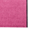 vidaXL Fu&szlig;matte Rosa und Schwarz 120 x 350 cm Polyamid und PVC