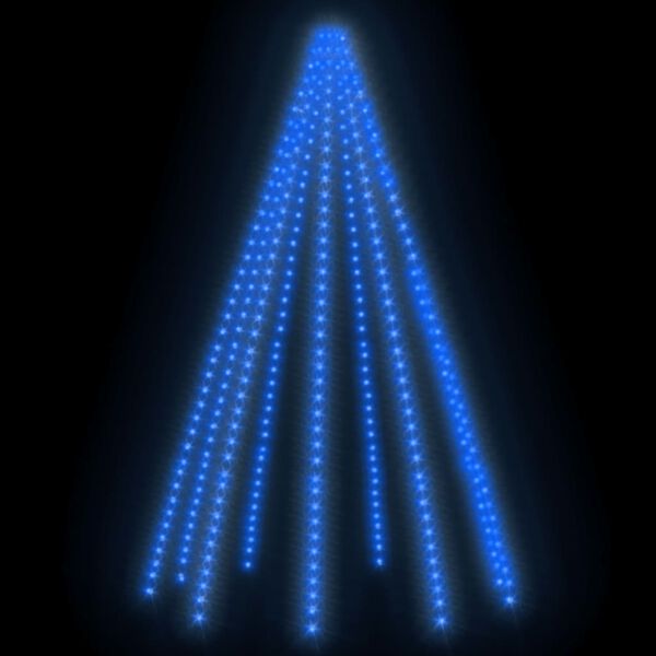 vidaXL Weihnachtsbaum-Lichternetz mit 400 LEDs Blau 400 cm