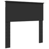 vidaXL Bettrahmen Schwarz 90 x 190 cm Massives Kiefernholz