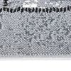 vidaXL Teppichl&auml;ufer BCF Grau mit Blockmuster 100x350 cm