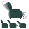 vidaXL Relaxsessel Elektrisch Dunkelgr&uuml;n Stoff