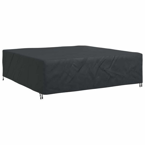 vidaXL Möbelbezug Uni Schwarz 260 x 260 x 90 cm 600D
