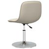 vidaXL Esszimmerst&uuml;hle 4 Stk. Drehbar Creme Stoff