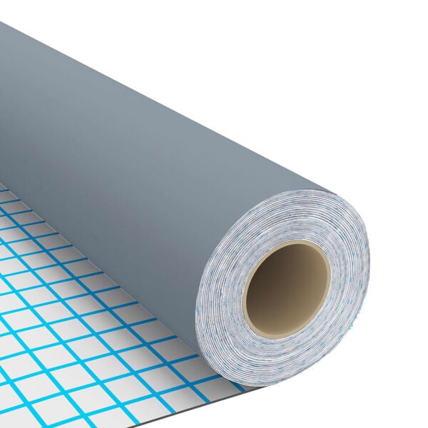 vidaXL Selbstklebende Möbelfolie Grau 500 x 90 cm PVC