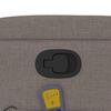 vidaXL Massagesessel Taupe Stoff