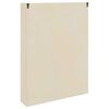 vidaXL Wanddisplay-Case mit Regal Beige 40 x 8,5 x 54 cm Sperrholz