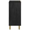 vidaXL Sideboard Schwarz 90x35x75 cm Holzwerkstoff