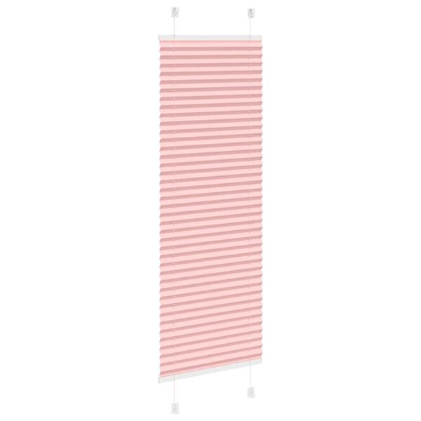 vidaXL Plissee Rosa 40x150 cm Stoffbreite 39,4 cm Polyester