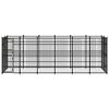 vidaXL Outdoor-Hundezwinger Stahl 11,06 m&sup2;