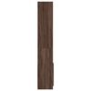 vidaXL Highboard Braun Eichen-Optik 92x33x180 cm Holzwerkstoff