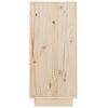 vidaXL Beistellschrank 60x34x75 cm Massivholz Kiefer