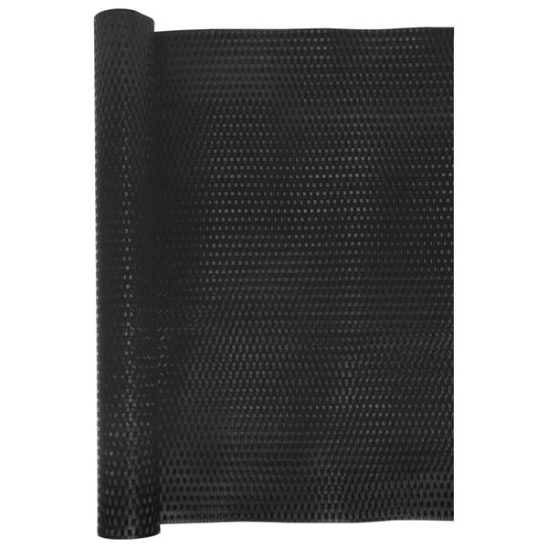 vidaXL Balkon-Sichtschutz Schwarz 300x80 cm Poly Rattan