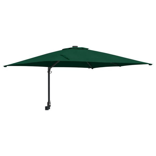 vidaXL Garten-Sonnenschirm Gr&uuml;n 248,5 x 247,5 x 160 cm