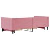 vidaXL Tagesbett Ausziehbar mit Schubladen Rosa 90x200 cm Samt