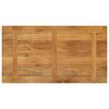 vidaXL Tischplatte 120x60x2,5 cm Rechteckig Massivholz Mango