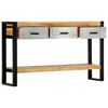 vidaXL Konsolentisch 130x30x76 cm Massivholz Mango