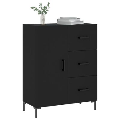 vidaXL Sideboard Schwarz 69,5x34x90 cm Holzwerkstoff